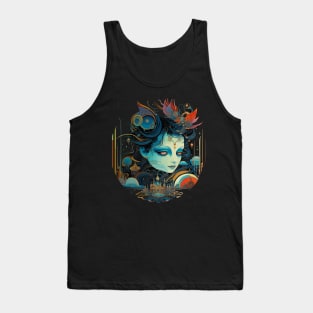 Spooky Emo Baby Halloween Costume Tank Top